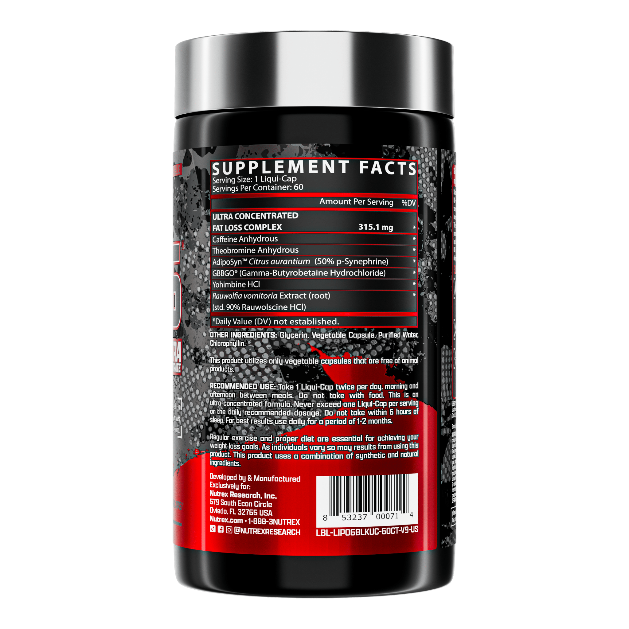 LIPO - 6 BLACK ULTRA CONCENTRATE - Bodybuilding.com