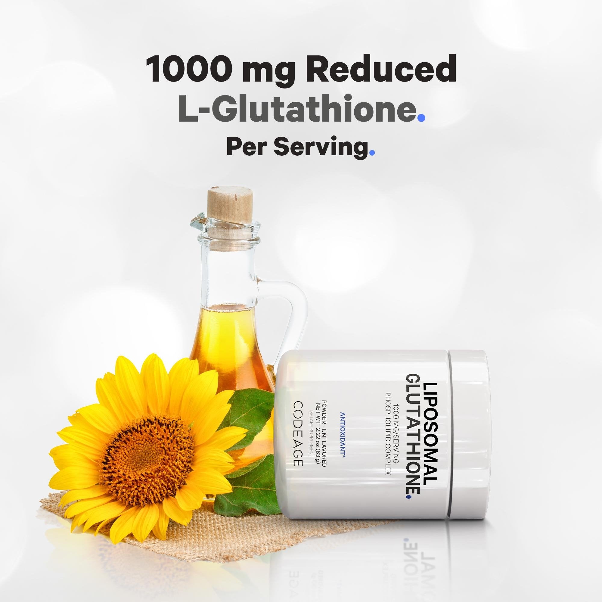 Liposomal Glutathione Powder 1000 mg - Bodybuilding.com